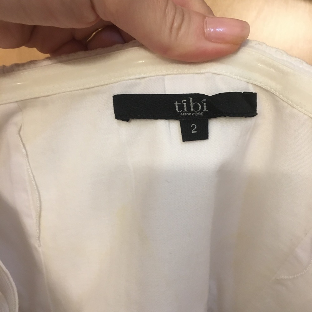 Strapless Middi Eyelet Dress from Tibi - Picture 4 of 5